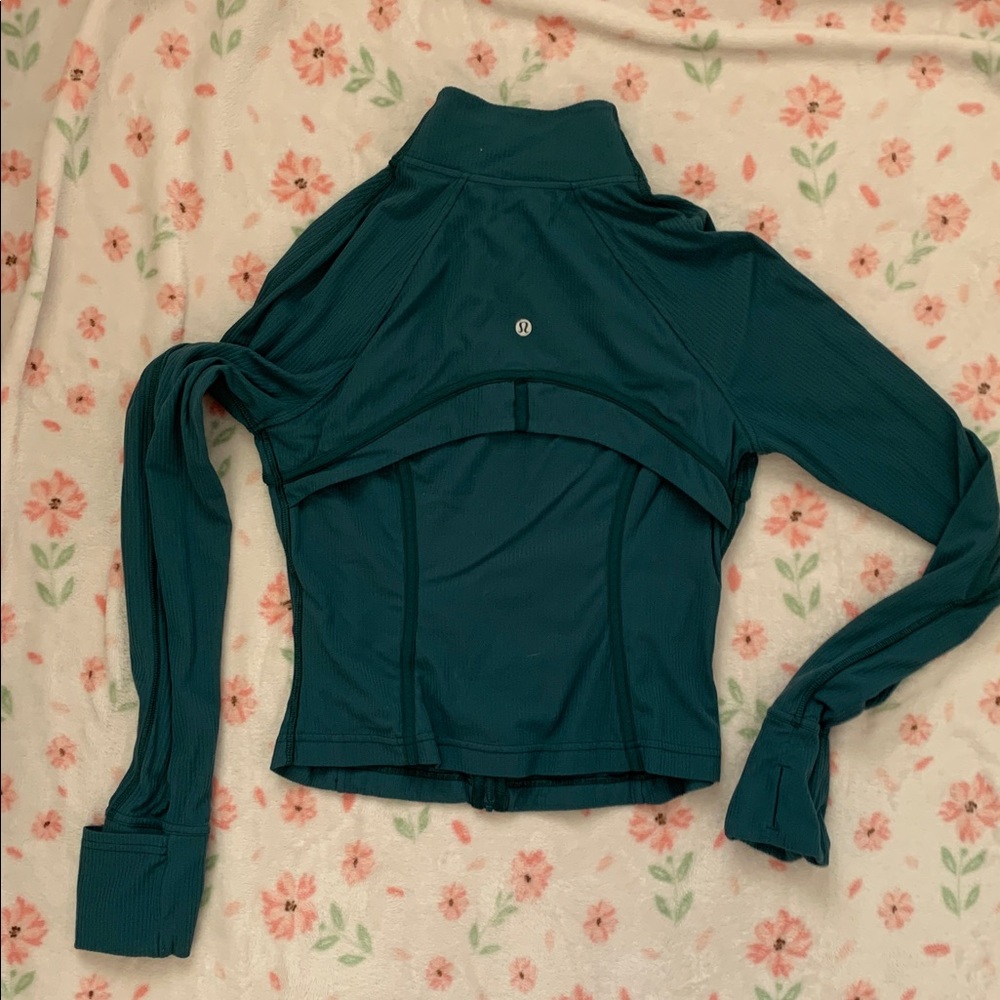 Teal Ribbed Lululemon Define Jacket! - image 4